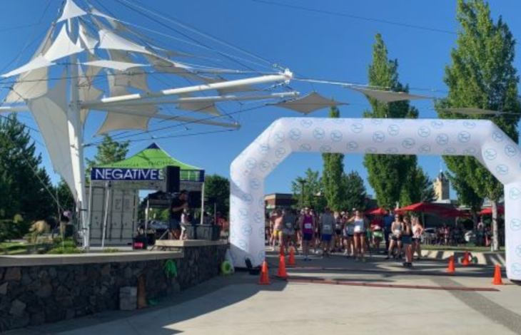 5k start line in Spokane